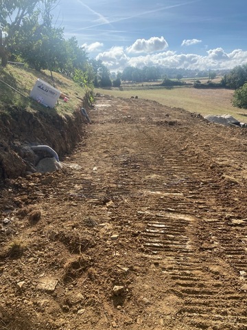 Enrochement de 110m² réalisé sur la commune de saint igest