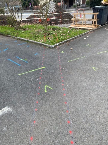 Tranchée électrique pour panneaux photovoltaïques